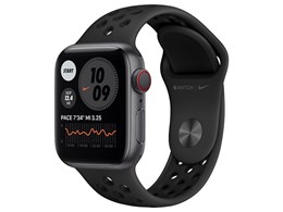 ★アップル / APPLE Apple Watch Nike Series 6 GPS+Cellularモデル 40mm M07E3J/A [アンスラサイト/ブラックNikeスポーツバンド]