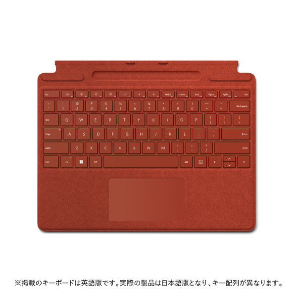 ★Microsoft / マイクロソフト Surface Pro Signature キーボード 8XA-00039 [ポピーレッド]
