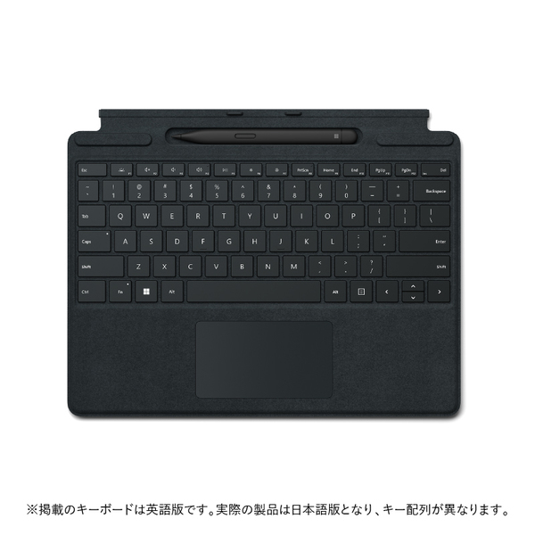 ★Microsoft / マイクロソフト Surface Pro スリム ペン2付き Signature キーボード 日本語 8X6-00019 [ブラック]