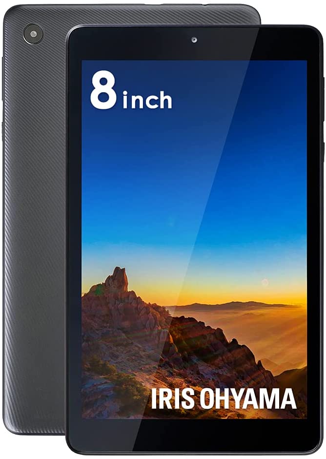 ★アイリスオーヤマ タブレット LUCA 8インチ Android 10 wi-fi対応 32GB 4コアCPU 軽量 290g TE081N1-B